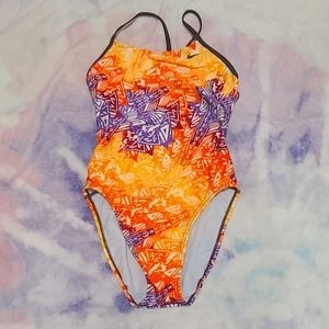 Nike Geometric Purple Orange Training Suit (28)